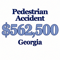 Pedestrian Accident $562,500 Georgia
